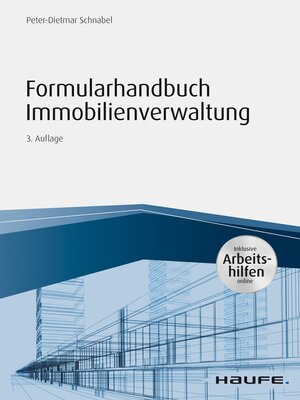 cover image of Formularhandbuch Immobilienverwaltung--inkl. Arbeitshilfen online